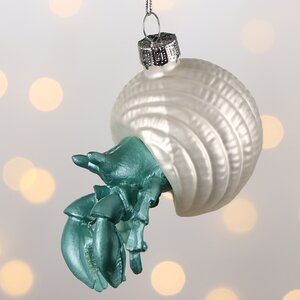 Елочная игрушка Краб - Emeraldo Wandere 10 см стекло Winter Deco фото 2