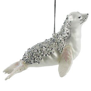 Елочная игрушка Морской Лев Хьюго 15 см, подвеска, стекло Winter Deco фото 6