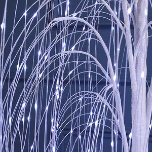 Светодиодное дерево Ива Basildon 150 см, 400 холодных белых микро LED ламп, IP44 Winter Deco фото 2