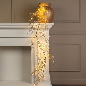 Декоративная гирлянда Wellington заснеженная 150 см, 150 теплых белых LED ламп, IP44 Winter Deco фото 3