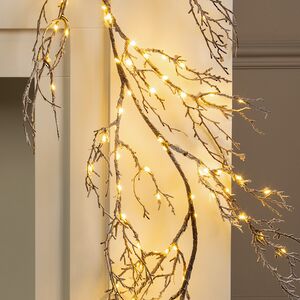 Декоративная гирлянда Wellington заснеженная 150 см, 150 теплых белых LED ламп, IP44 Winter Deco фото 2