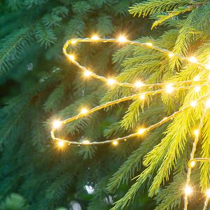 Плоское светодиодное украшение Стрекоза 50 см, 70 теплых белых LED ламп, IP44 Winter Deco фото 2