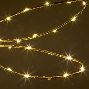 Плоское светодиодное украшение Стрекоза 50 см, 70 теплых белых LED ламп, IP44 Winter Deco фото 4