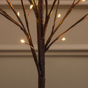 Светодиодное дерево Callington 55 см, 90 теплых белых LED ламп, IP44 Winter Deco фото 4