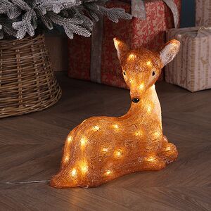 Светодиодная фигура Олень Мэлвин 39 см, 40 теплых белых LED ламп, IP44 Winter Deco фото 3
