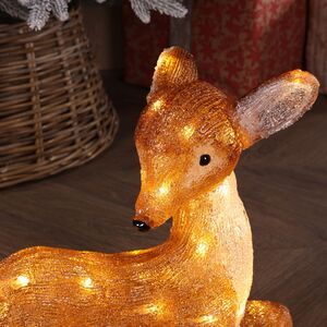 Светодиодная фигура Олень Мэлвин 39 см, 40 теплых белых LED ламп, IP44 Winter Deco фото 4