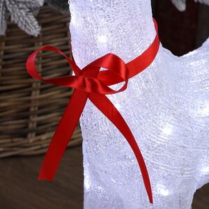 Светодиодная фигура Олень Винди 64 см, 60 холодных белых LED ламп, IP44 Winter Deco фото 3