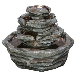 Декоративный фонтан Мон-де-Марманд 62*47 см с LED подсветкой Winter Deco фото 4