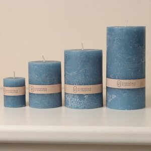 Декоративная свеча Рикардо 5*4 см голубая Koopman фото 2