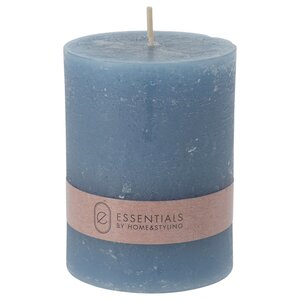Декоративная свеча Рикардо 8*6 см голубая Koopman фото 1