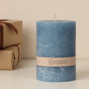 Декоративная свеча Рикардо 10*7 см голубая Koopman фото 1