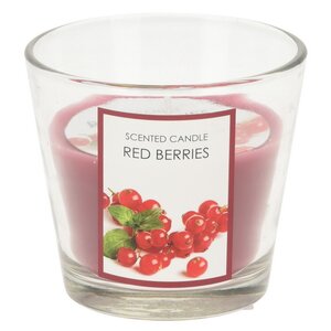 Ароматическая свеча Red Berries 8 см, в стеклянном стакане Koopman фото 1