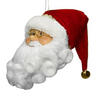 Елочная игрушка Санта-Клаус 18 см красный, подвеска Eggl фото 1