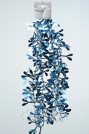Гирлянда Омела 150 см синий Kaemingk фото 1