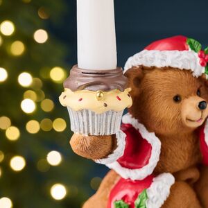Новогодняя фигурка-подсвечник Медвежата: Веселое Рождество 25 см EDG фото 8