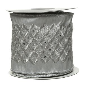 Декоративная лента Silver Windsor: Английское Шитье 500*10 см Kaemingk фото 3