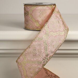 Декоративная лента Pink Vintage 270*6 см Kaemingk фото 1
