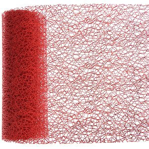 Декоративная лента Ажурная 200*15 см красная Kaemingk фото 1