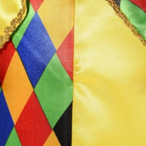 Карнавальный костюм Шут Карамболь, рост 128 см Батик фото 3