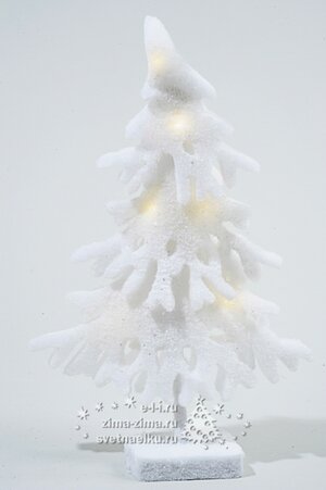 Композиция "Снежная Елочка", 70 см, подсветка, батарейки, уцененный Kaemingk фото 1