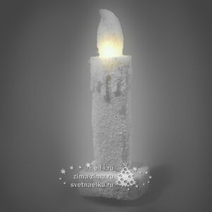 Композиция "Снежная Свеча", 22*6.5*6.5 см, подсветка, батарейки Koopman фото 1
