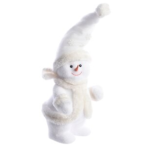 Фигура Снеговик в колпачке 38 см Kaemingk фото 1
