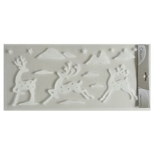 Новогодние наклейки на окна Олени 49*23 см Kaemingk фото 2