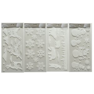 Новогодние наклейки на окна Медведи 49*23 см Kaemingk фото 3