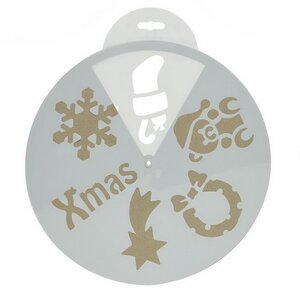 Набор новогодних трафаретов 30 см, 4 шт Kaemingk фото 4