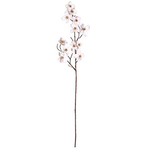 Ветка Цветущий Кизил белая 65 см ShiShi фото 2