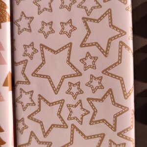 Бумага для подарков Mokka: Vanilla Stars 200*70 см Kaemingk фото 2