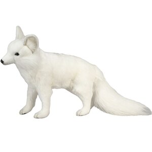 Мягкая игрушка Лиса белая стоящая 40 см Hansa Creation фото 1