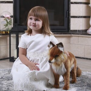 Мягкая игрушка Лисица Рыжая 40 см Hansa Creation (Ханса Креэйшн) фото 3