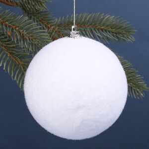 Набор елочных шаров Снежки 10 см, 2 шт Kaemingk фото 2