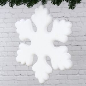 Новогоднее украшение Снежинка Грейс 42 см Kaemingk фото 2