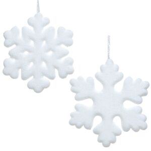 Елочная игрушка Снежинка Грейс 20 см Kaemingk фото 3