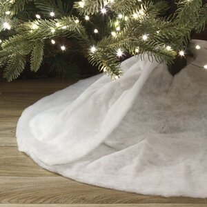 Юбка для елки Снежная с перламутровой посыпкой 100 см Kaemingk фото 2