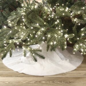Юбка для елки Снежная с перламутровой посыпкой 100 см Kaemingk фото 1