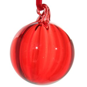 Набор стеклянных шаров Рубиновое Рождество 6 см, 6 шт ShiShi фото 1