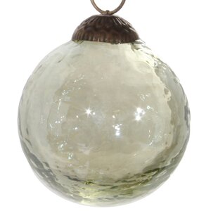 Винтажный елочный шар Ледяная Сказка 8 см, стекло ShiShi фото 1