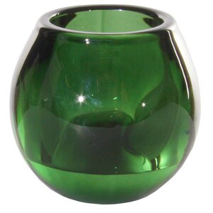 Стеклянный подсвечник Эмбер 7 см зеленый ShiShi фото 3