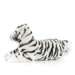 Мягкая игрушка Детеныш белого тигра лежащий 36 см Hansa Creation фото 5