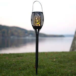 Садовый фонарь Solar Mauri 3 в 1 на солнечной батарее 42*10 см с эффектом пламени, IP44
