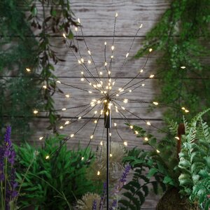 Садовый светильник на солнечной батарее Solar Glory Firework 100*26 см, 90 теплых белых LED ламп, IP44 Star Trading фото 3