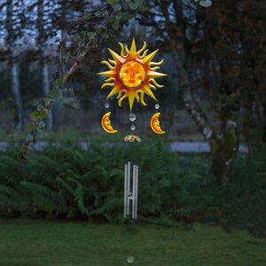 Декоративный садовый светильник Музыка ветра на солнечной батарее 95 см, IP44