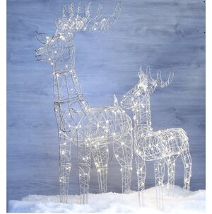 Светодиодный Олень Криспи 104 см, 96 теплых белых LED ламп, IP20 Kaemingk фото 2