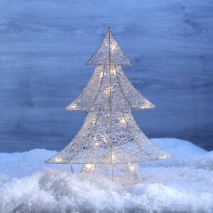 Светодиодная елка Астрид 40 см 20 теплых белых LED ламп, на батарейках, IP20 Kaemingk фото 3