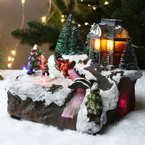 Светящаяся композиция Зимний Вечер 19*16 см с движением и подсветкой Kaemingk фото 2