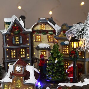 Светящаяся музыкальная композиция Уютное Рождество 27*27*26 см, уцененный Kaemingk фото 3