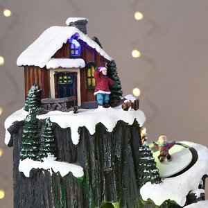 Светящаяся композиция Рождественский Альпхофен 30*21 см, с движением и музыкой Kaemingk фото 3